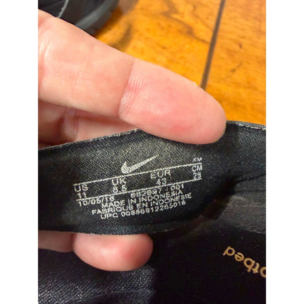 Nike Womens 11 Black Comfort Footbed Thong Sandals Flip Flops 842827-001 - Picture 5 of 7